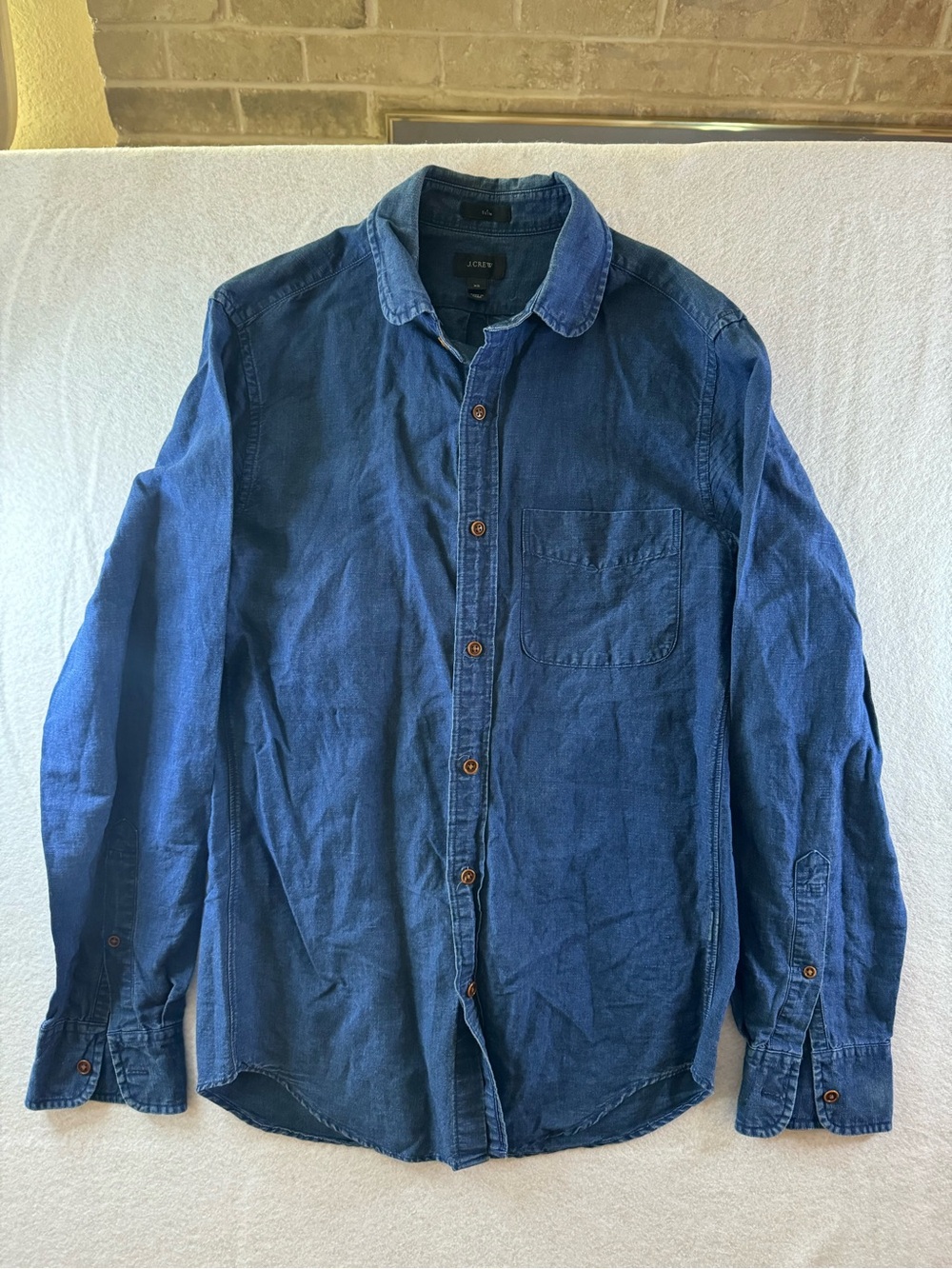 J. Crew Blue Indigo Denim Shirt